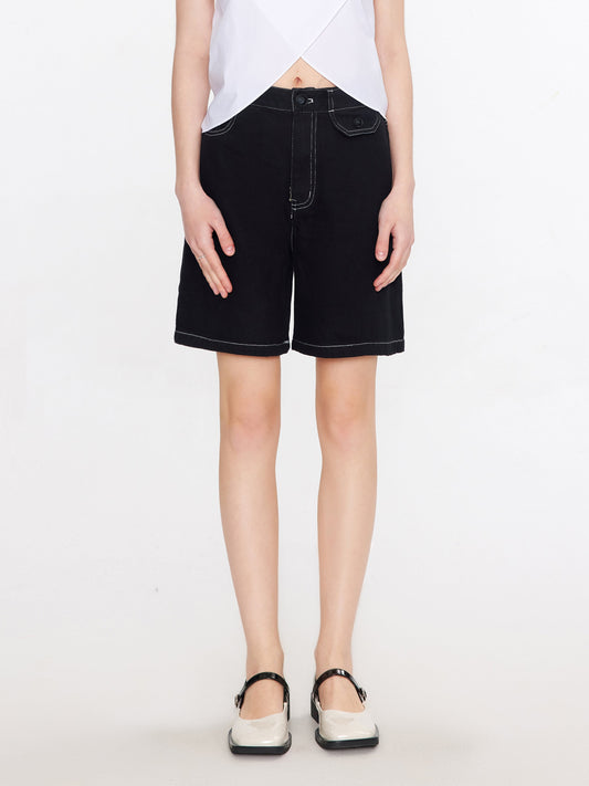 Classic Denim Mini Shorts