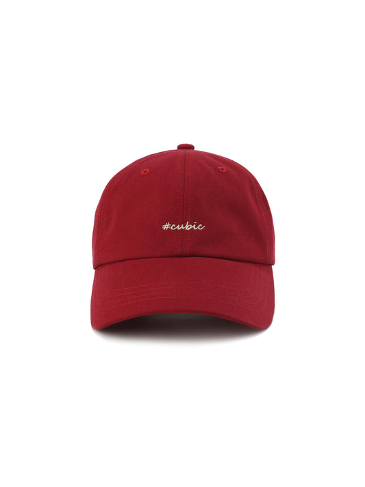 CUBIC Embroidered Solid Color Baseball Cap
