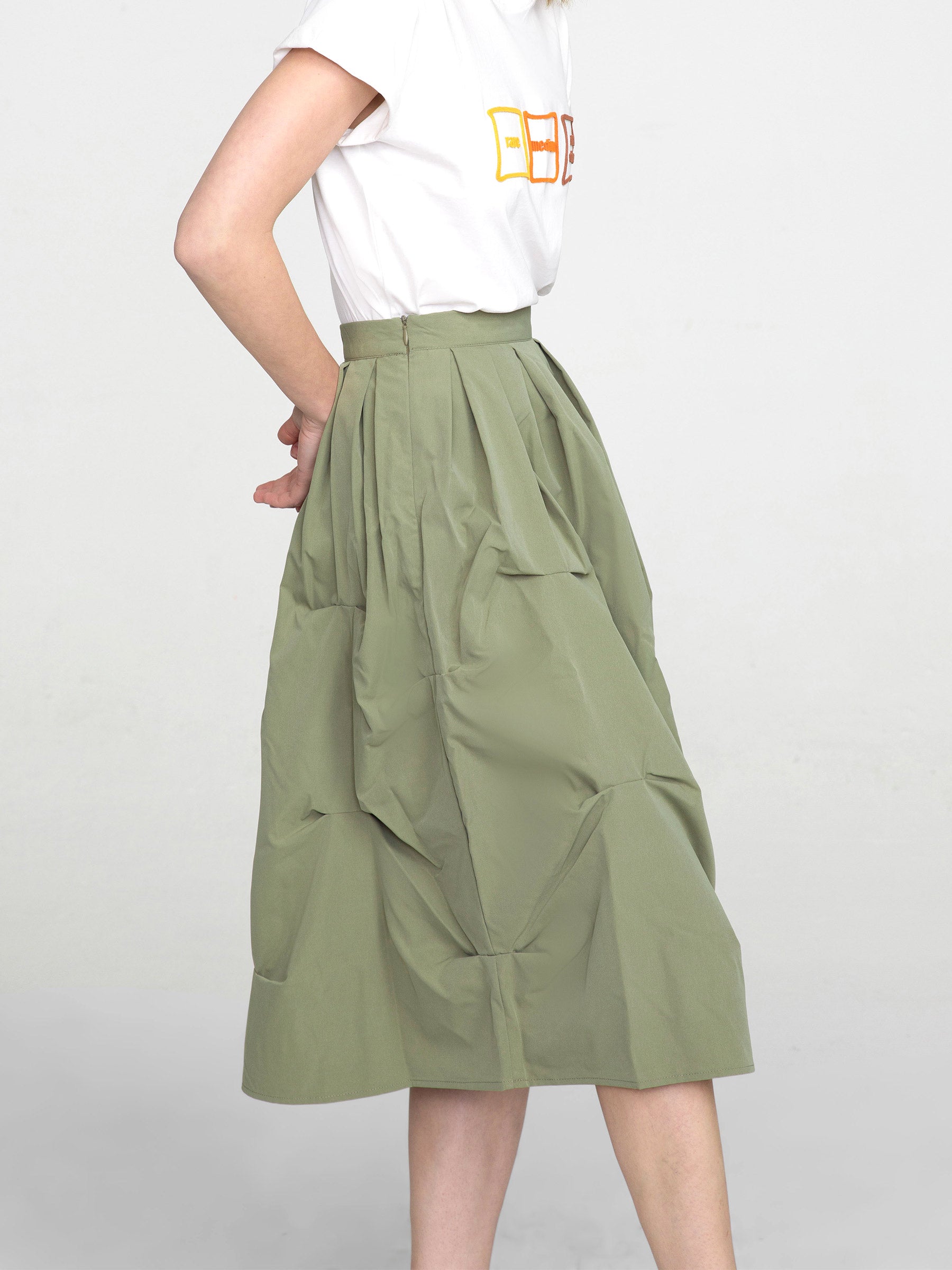 CUBIC Women's A-line Round Skirt