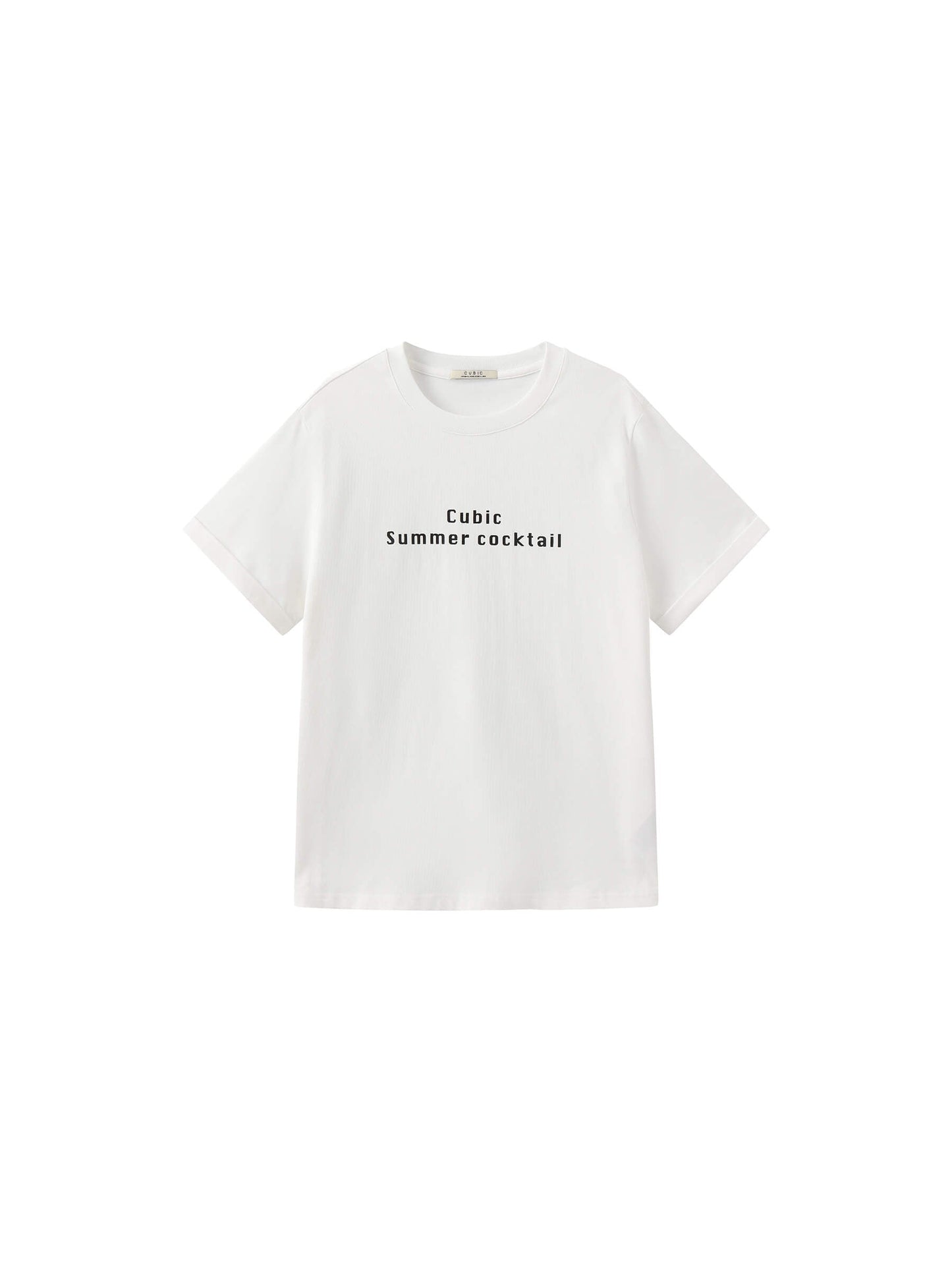100% Cotton Women's T-Shirt with Front Print