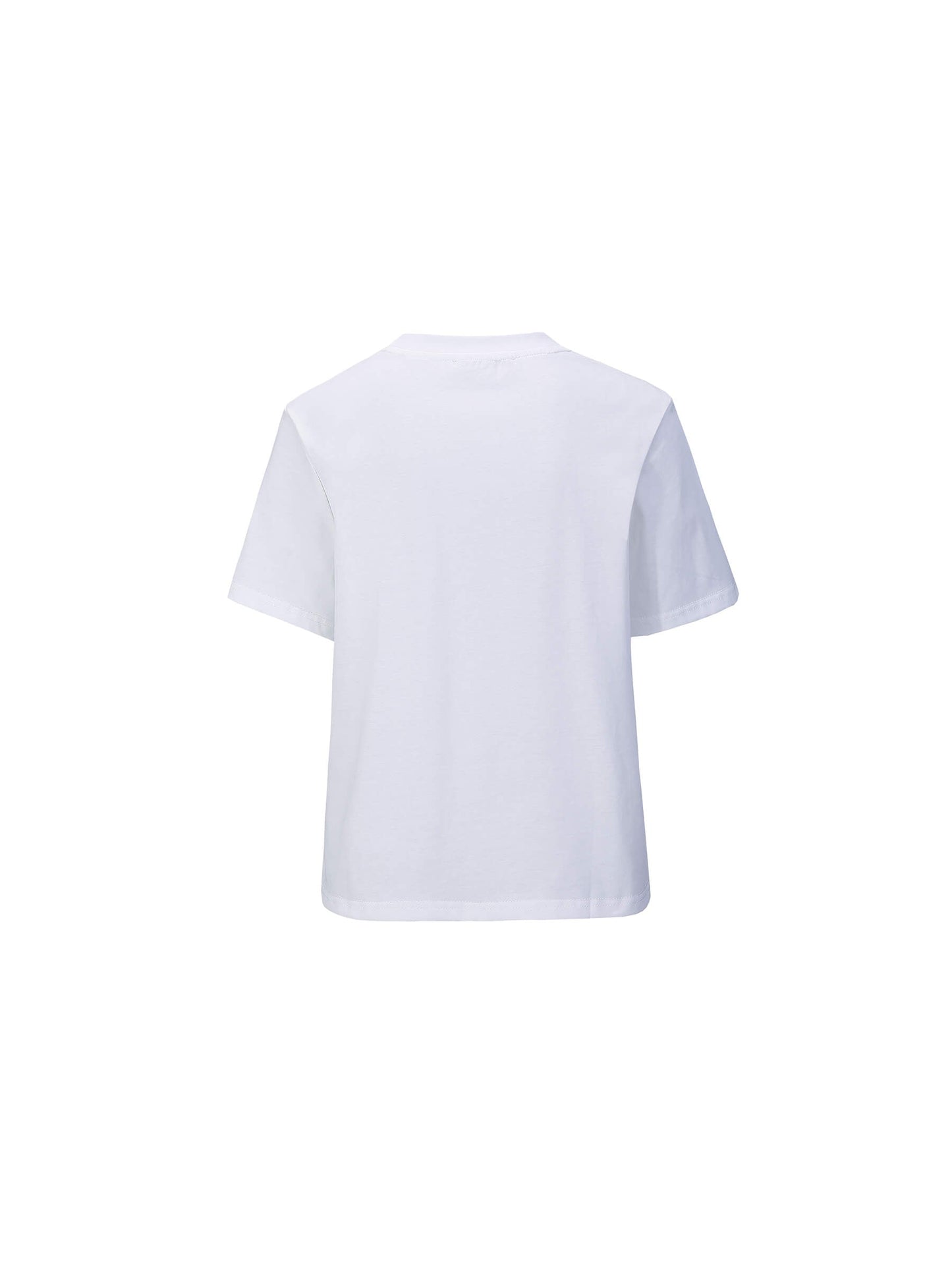 Contrast Color 3D Bow Casual T-shirt