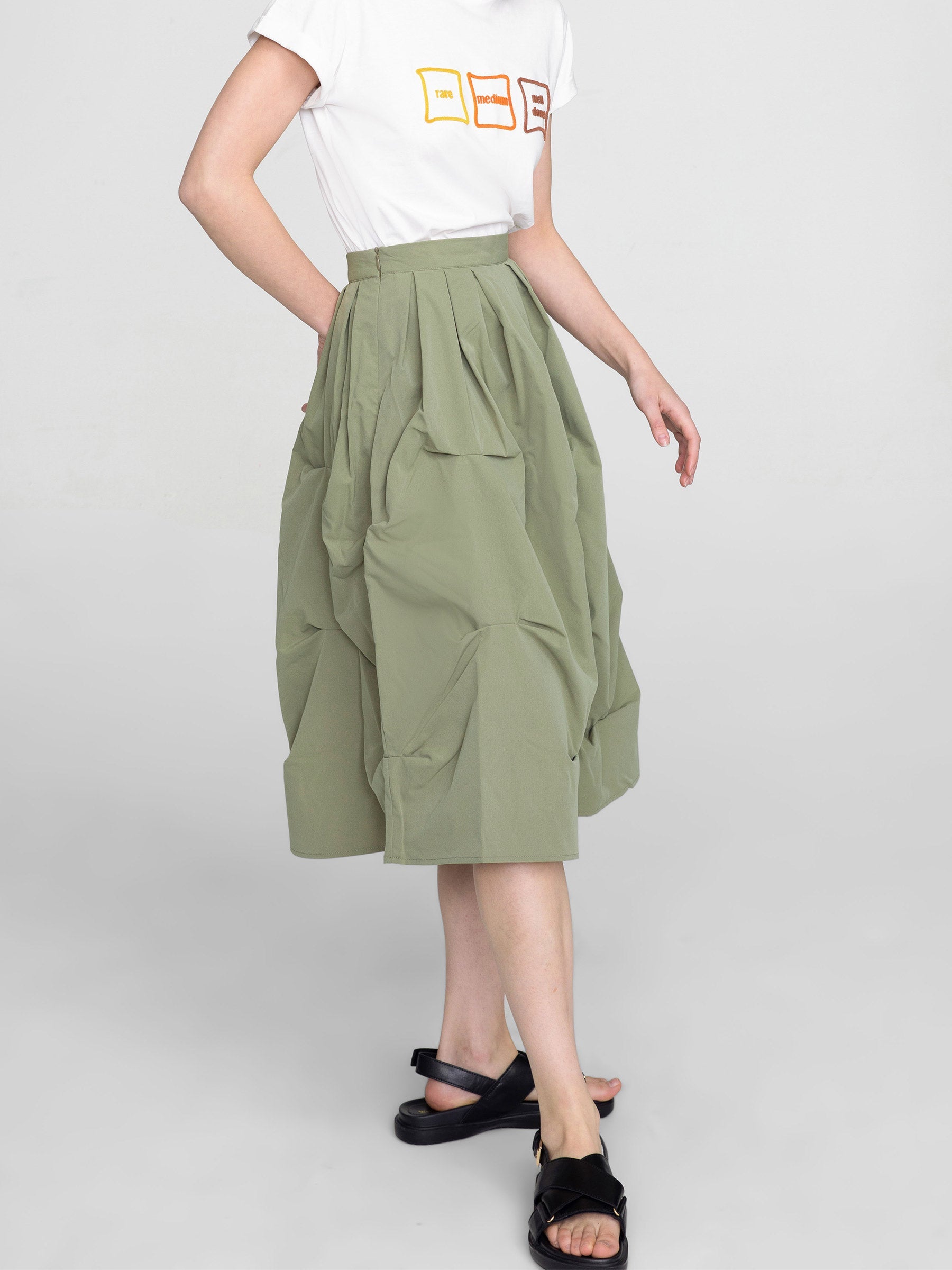 CUBIC Women's A-line Round Skirt