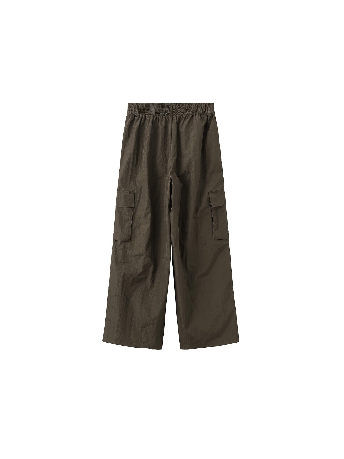 Elasticated Wide Leg Cargo Trousers