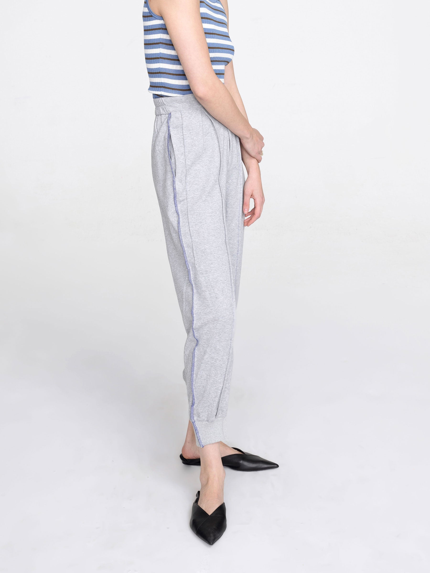 CUBIC Women's High Waisted Cuffed Pleated Pants