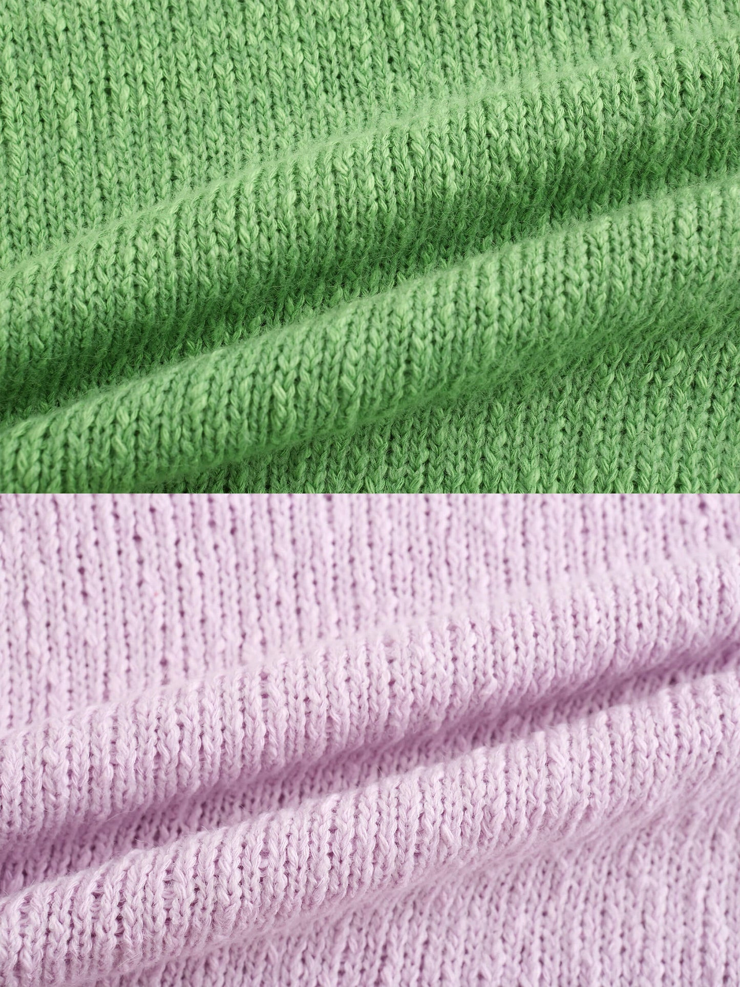 Round Neck Loose Knit T-Shirt