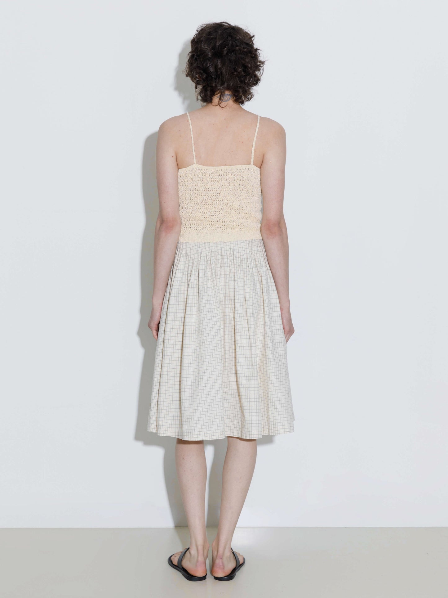 Thin Strap Ribbed Knit Vest
