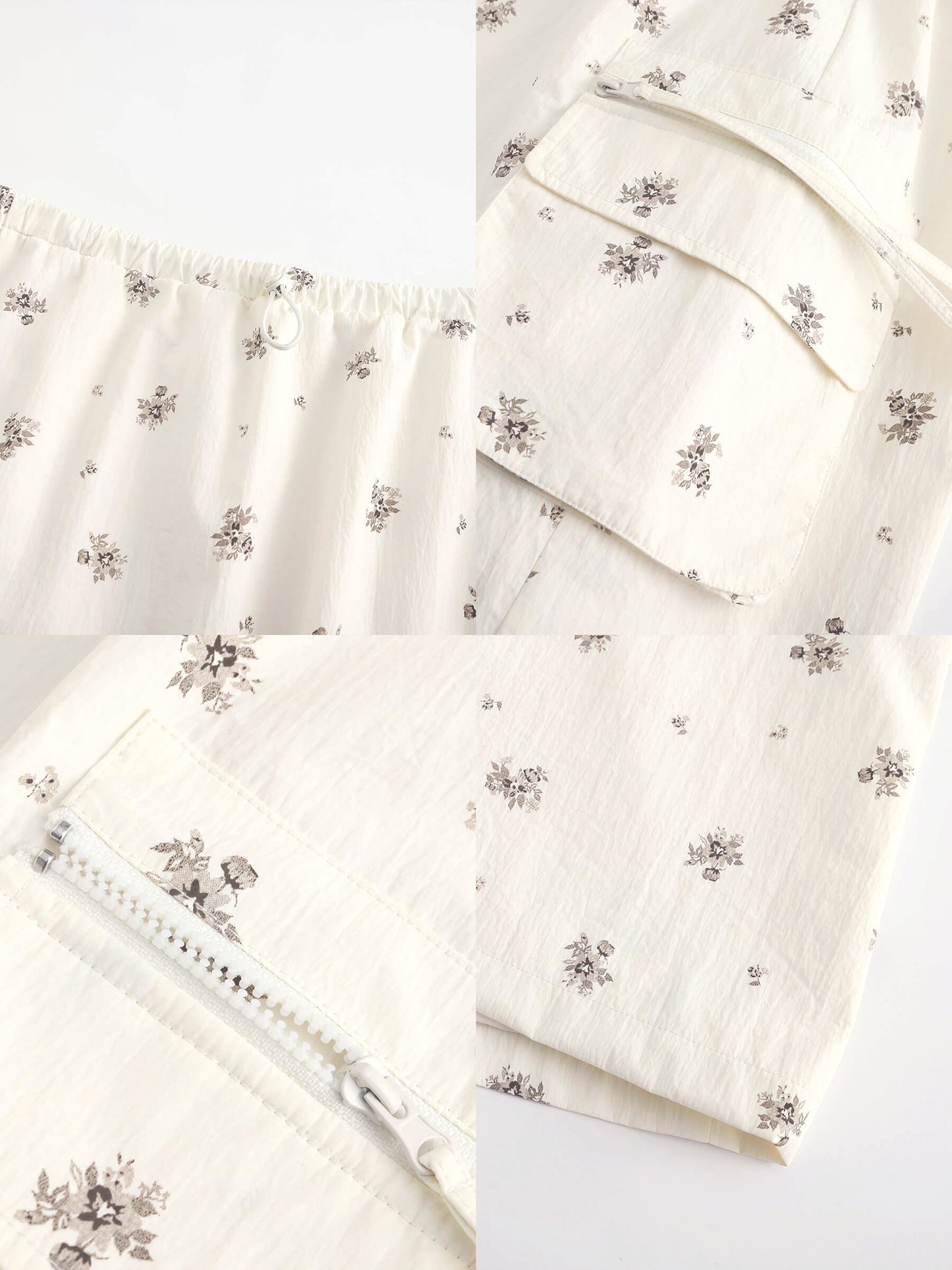 A-line Floral Skirt