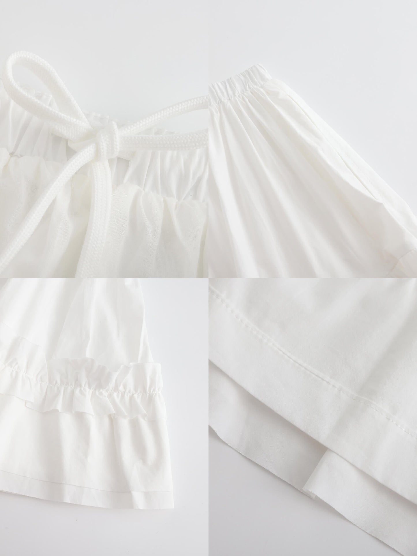 Pure Cotton Ruffle Cake Skirt