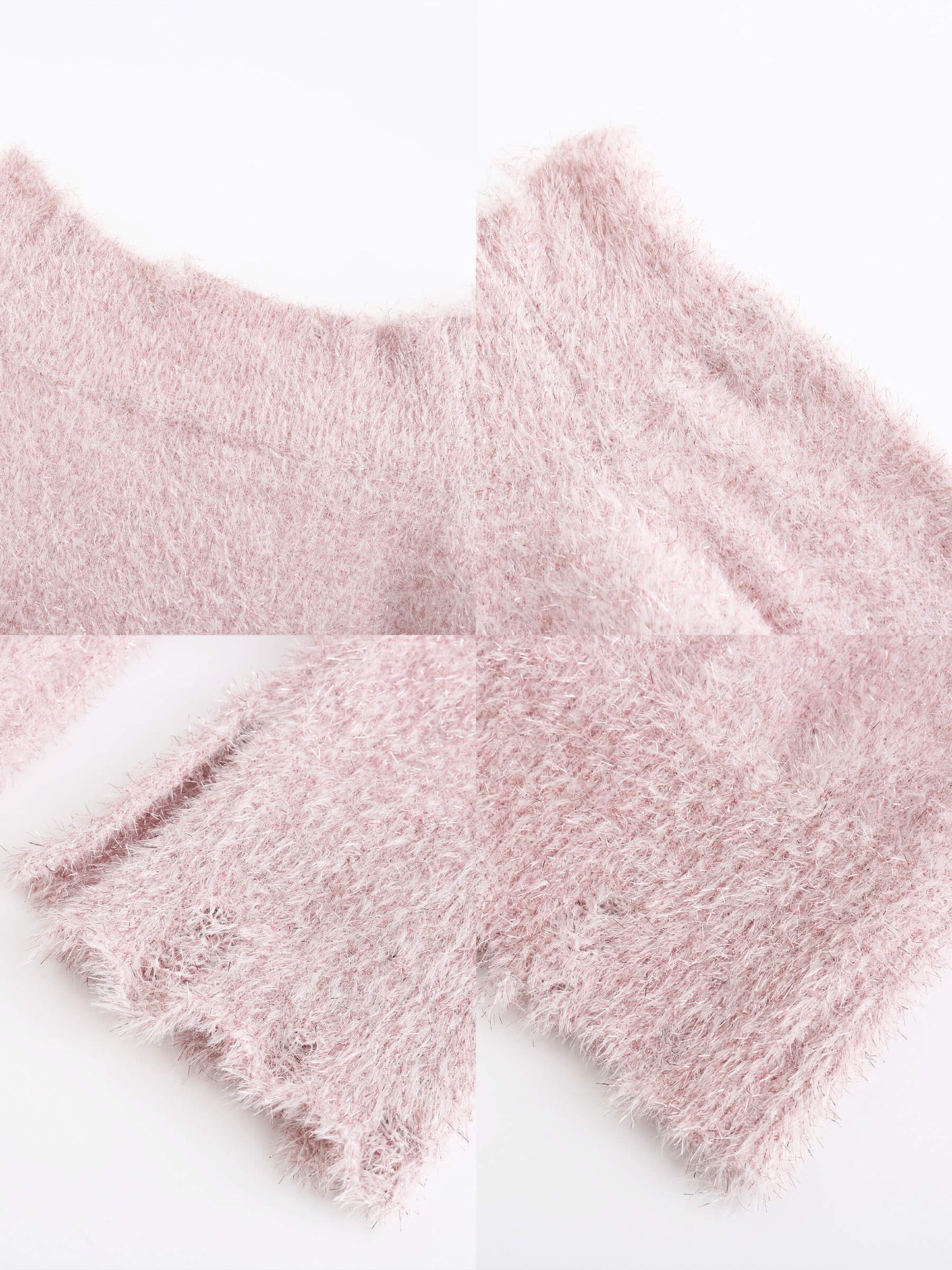 Off-Shoulder Long Sleeve Knit Crop Top