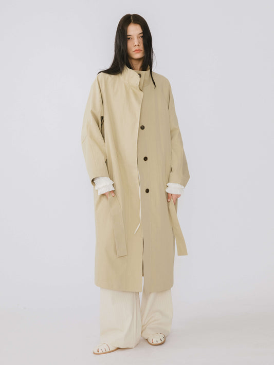 Single Breasted Trench Coat