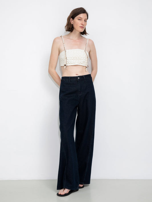 Cut-Out Cropped Bandeau Cami