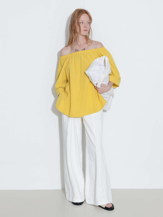 Off-Shoulder Short Sleeve Top