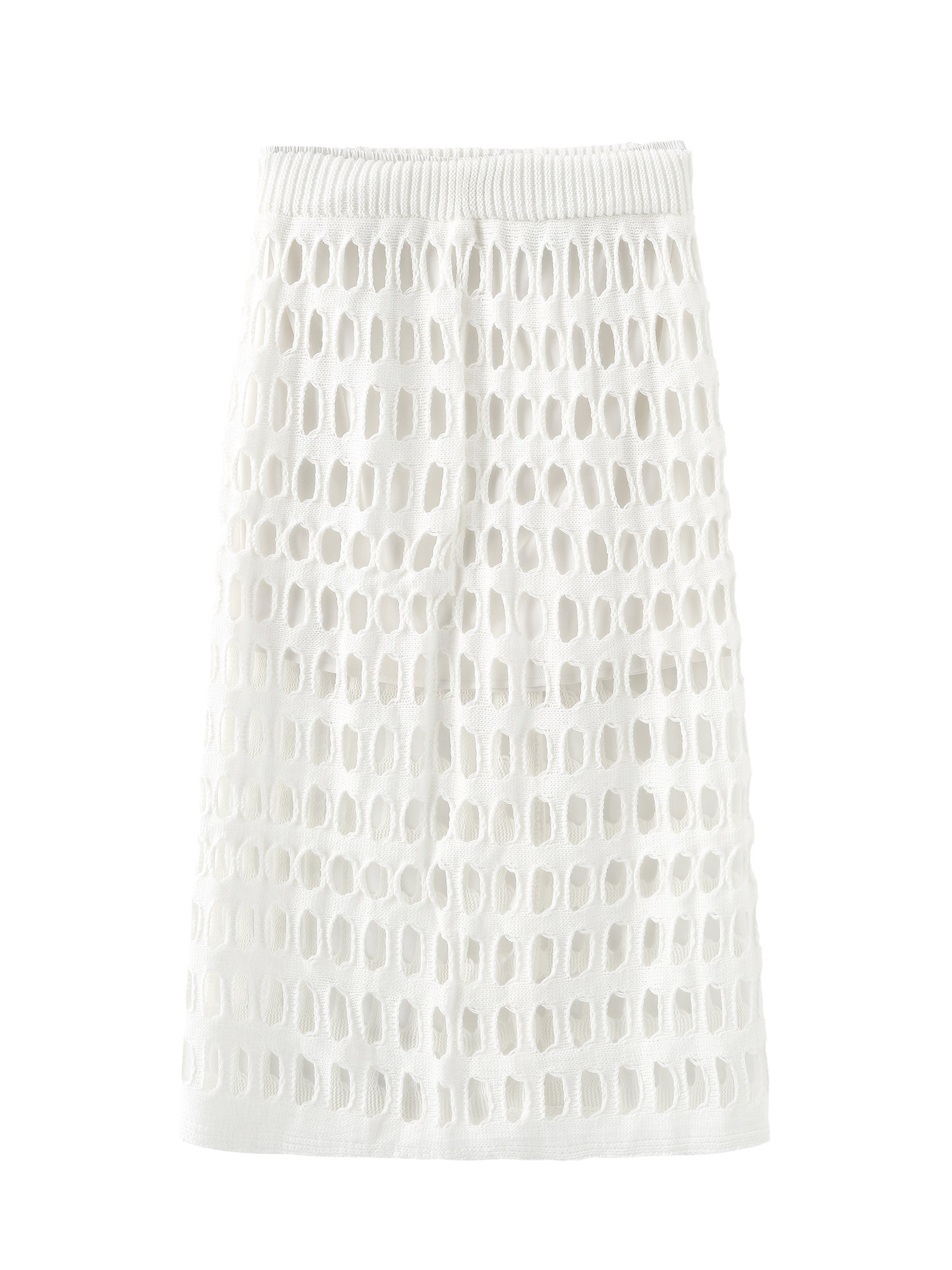 CUBIC Women's Large Mesh Midi Skirt