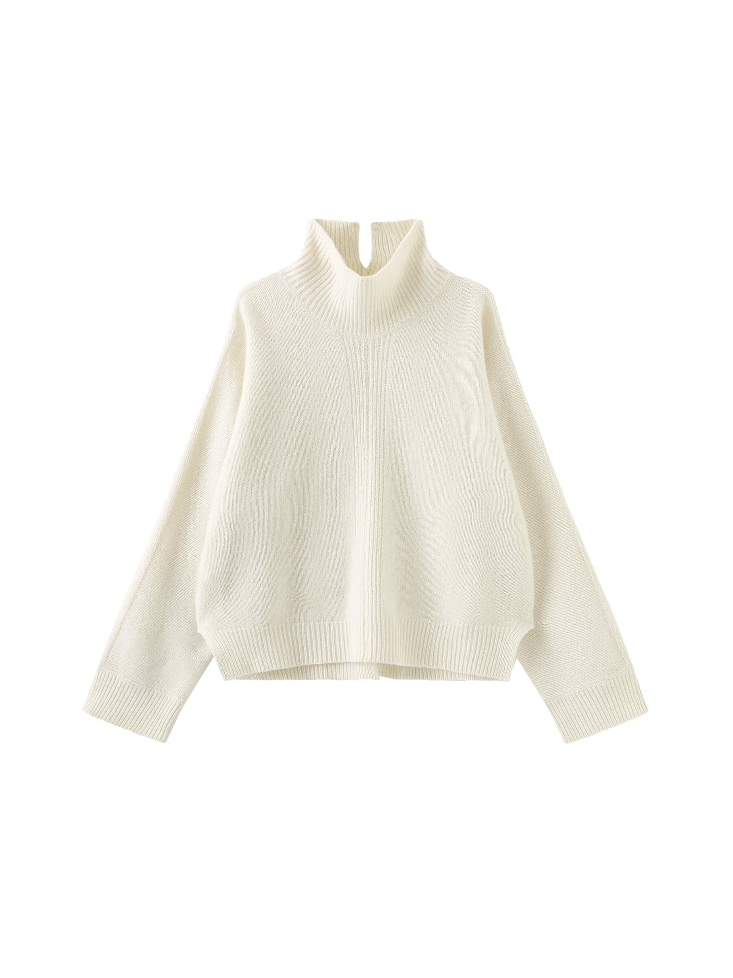 High Neck Sheep Wool Sweater