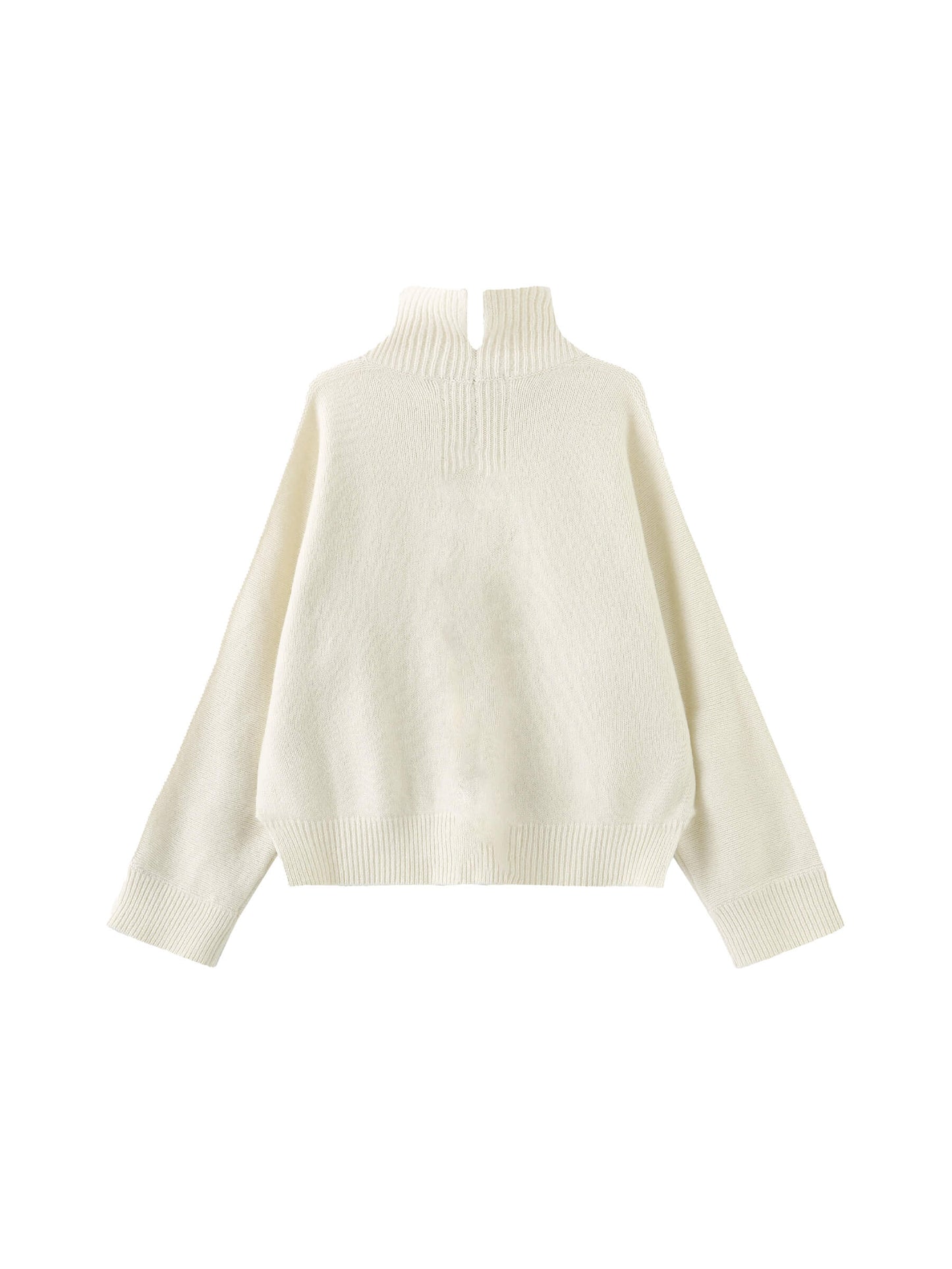 High Neck Sheep Wool Sweater