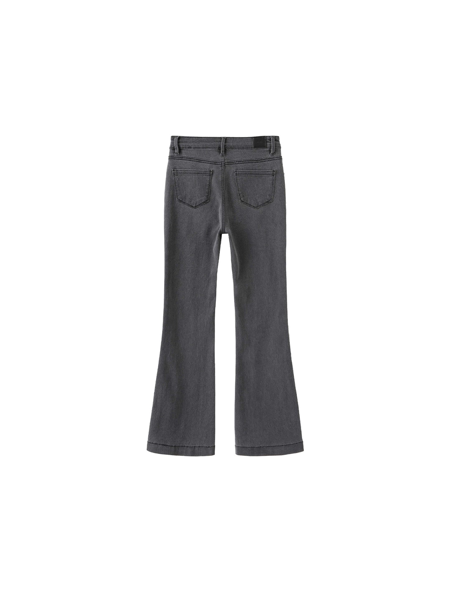High Waisted Skinny Flared Jeans