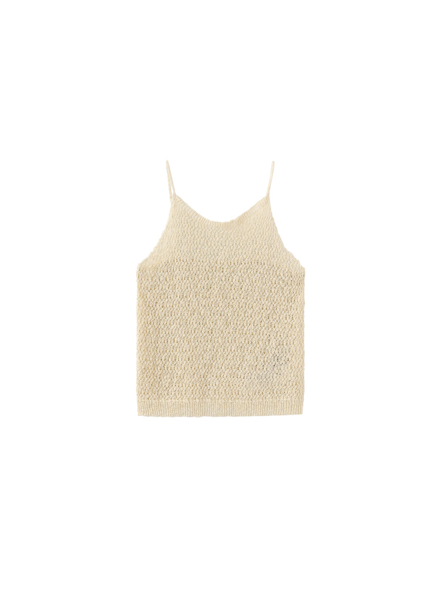 Thin Strap Ribbed Knit Vest