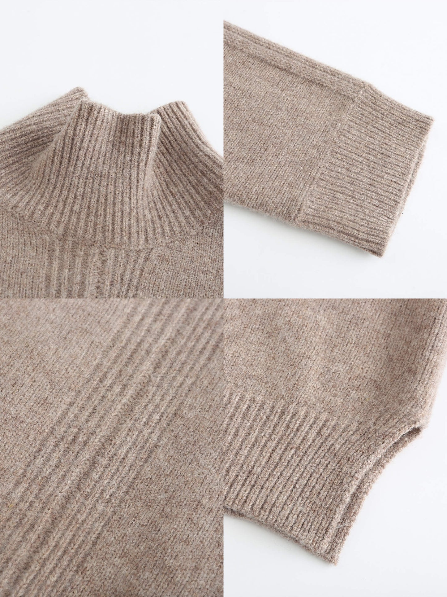 High Neck Sheep Wool Sweater
