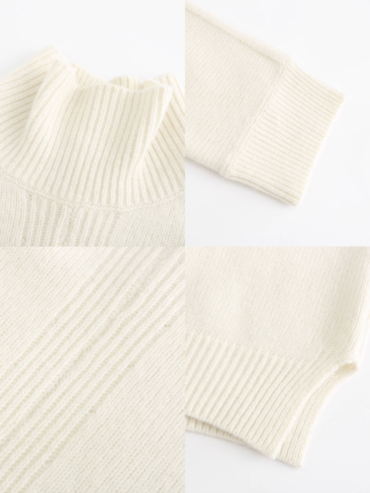 High Neck Sheep Wool Sweater
