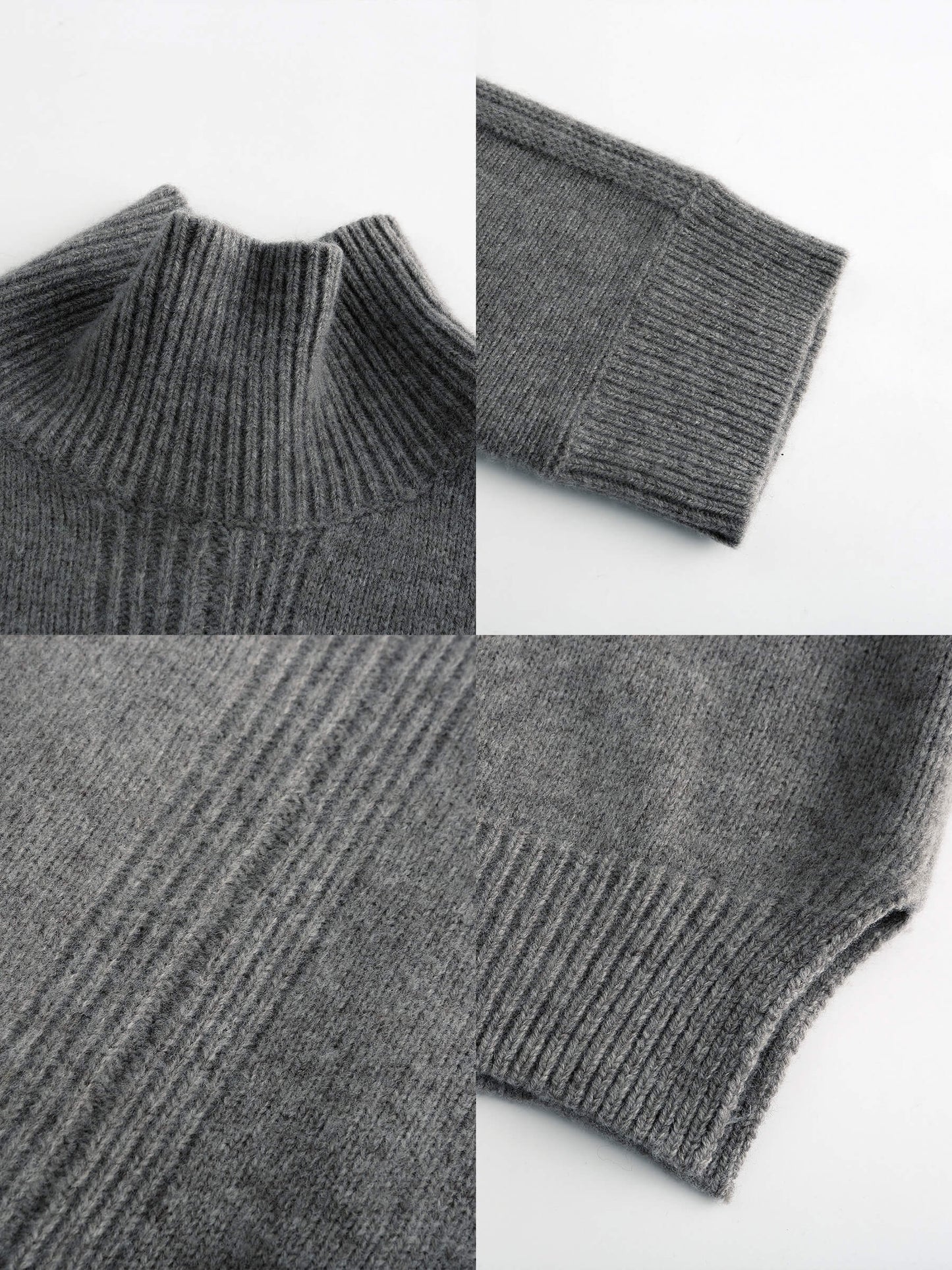 High Neck Sheep Wool Sweater