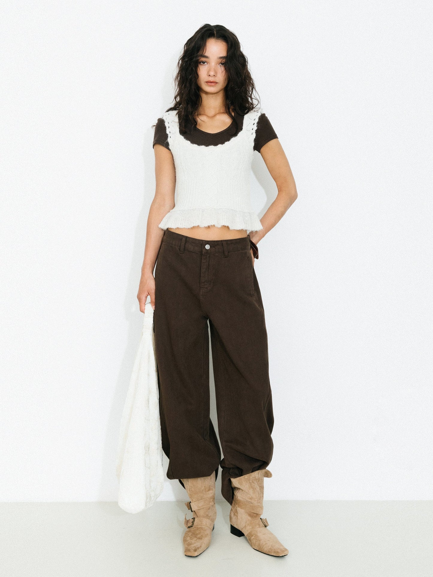 Crochet Knit Cami Top