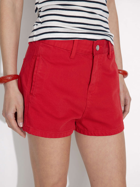 High-Waisted Ultra-Short Casual Shorts