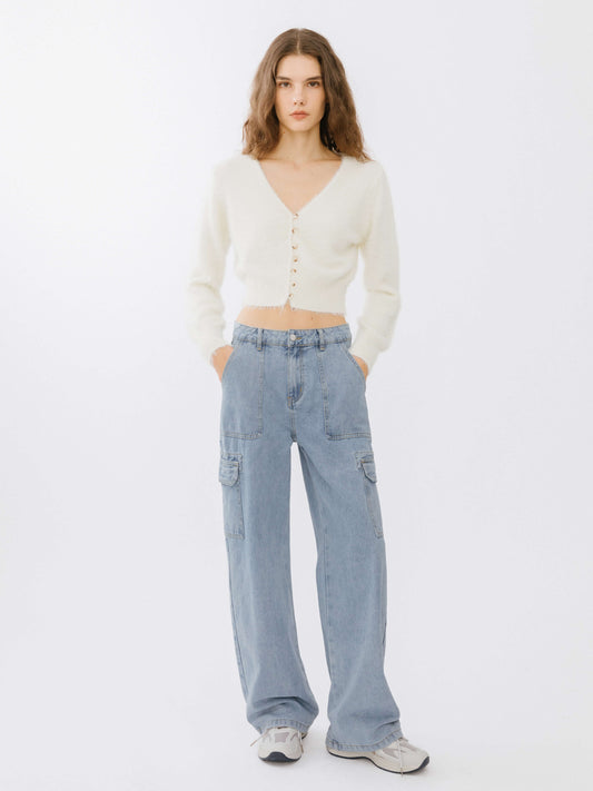 Low Waist Cargo Jeans