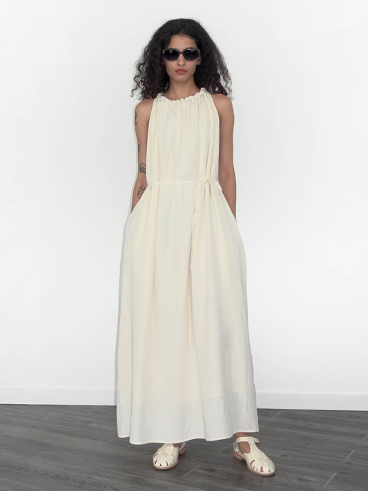 Loose Halterneck Sleeveless Dress