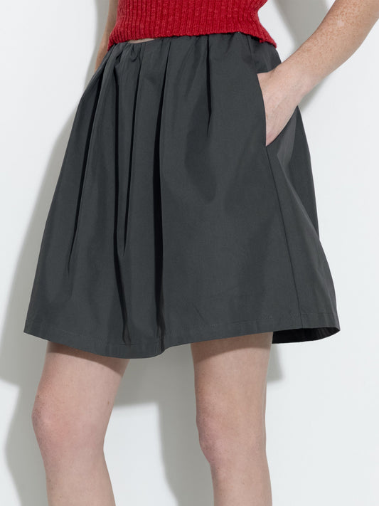 A-line Skirt with Cotton blend