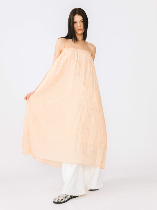 Spaghetti Strap A-line Maxi Dress