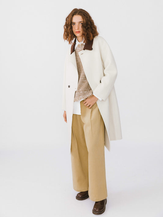 Light Colored Wide Leg Jeans