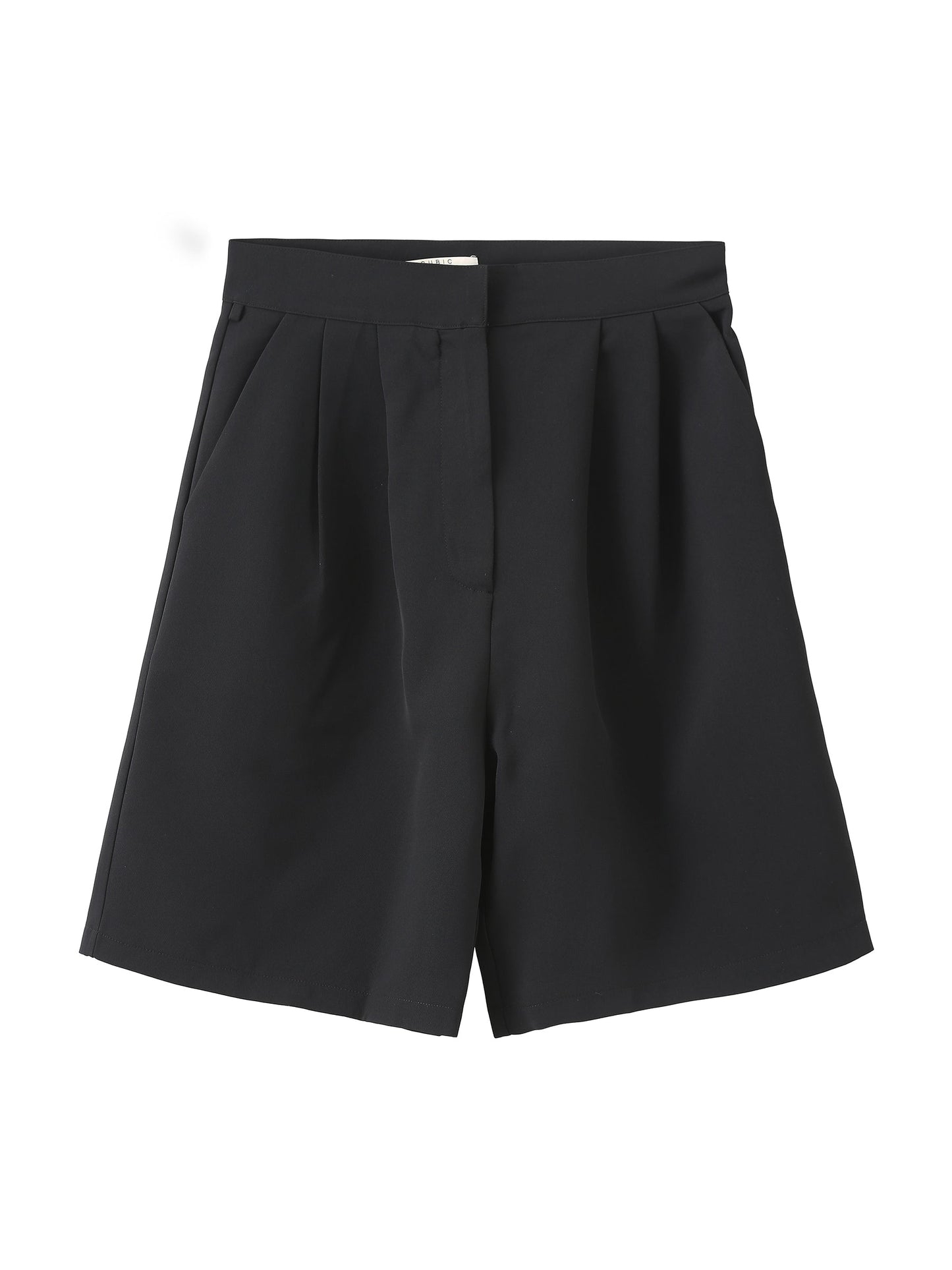Pleated Bermuda Shorts