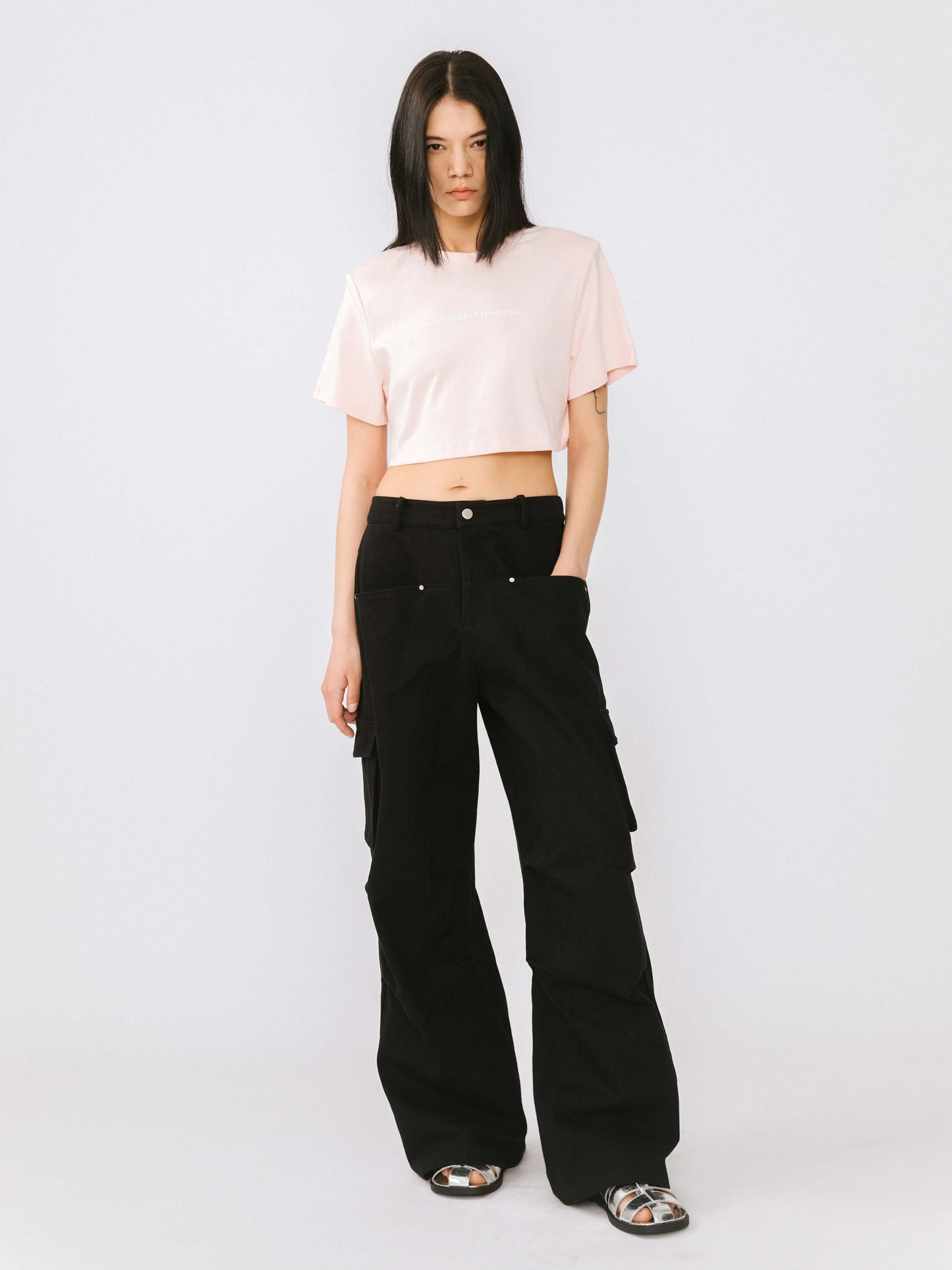 Loose Fit Cropped T-Shirt