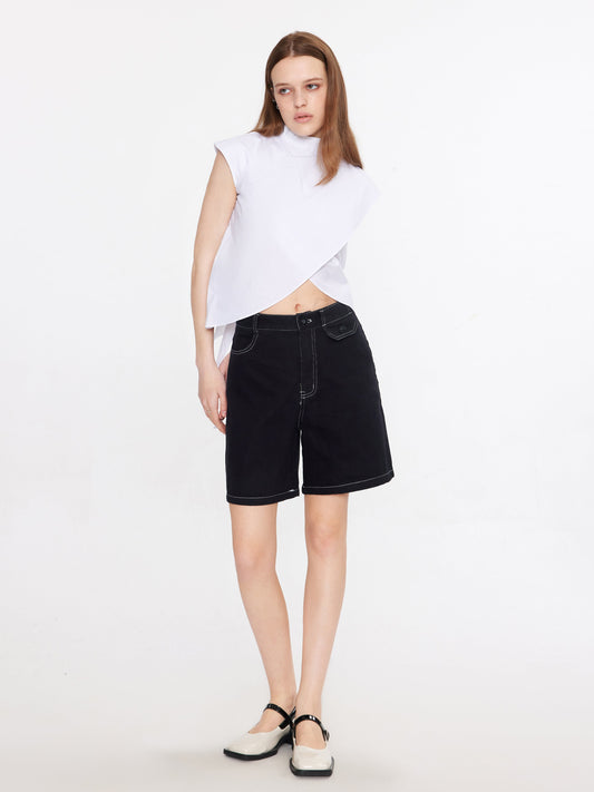 Classic Denim Mini Shorts