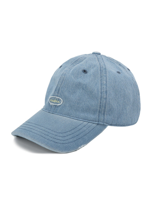 Denim Cubic Cap