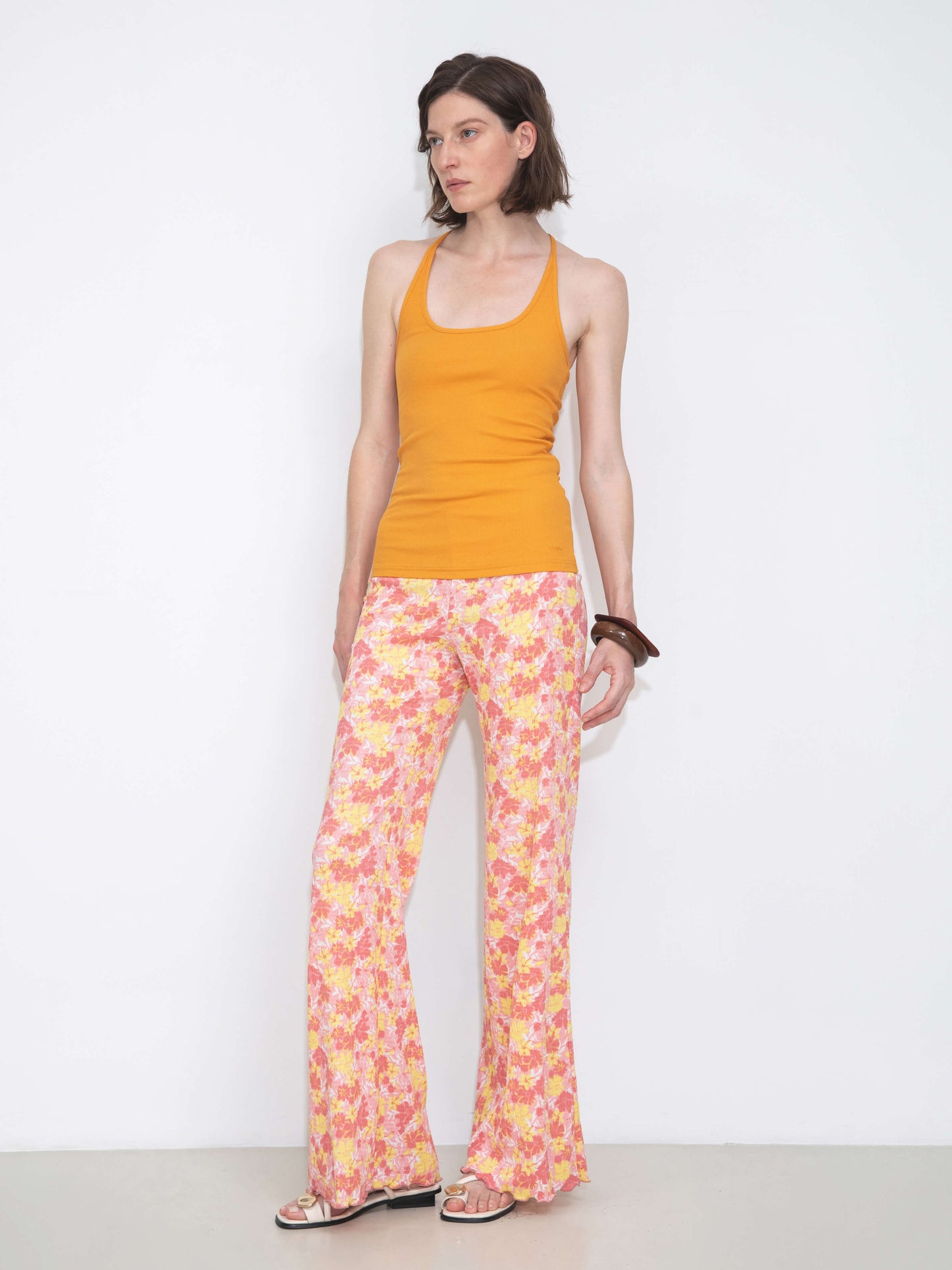 Women Wide Leg Floral Printed Pants