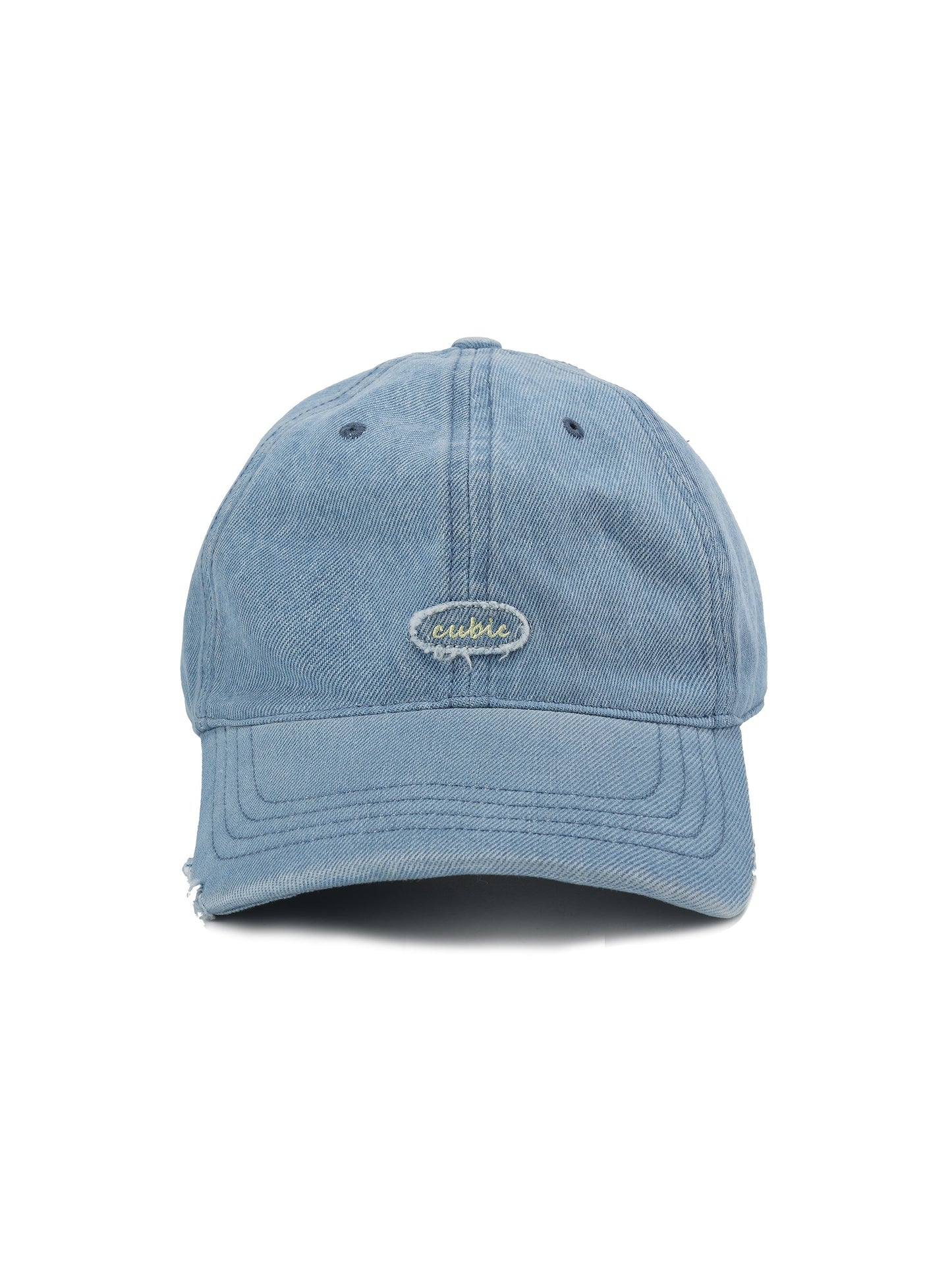 Denim Cubic Cap