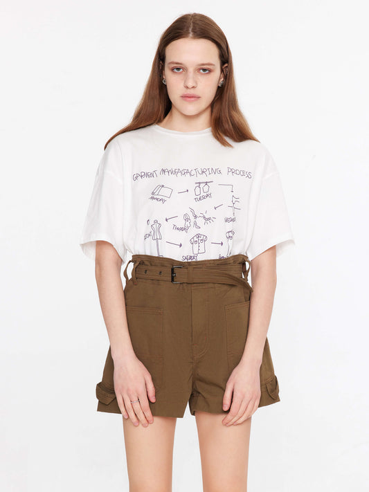 Loose Fit Printed Cotton T-Shirt