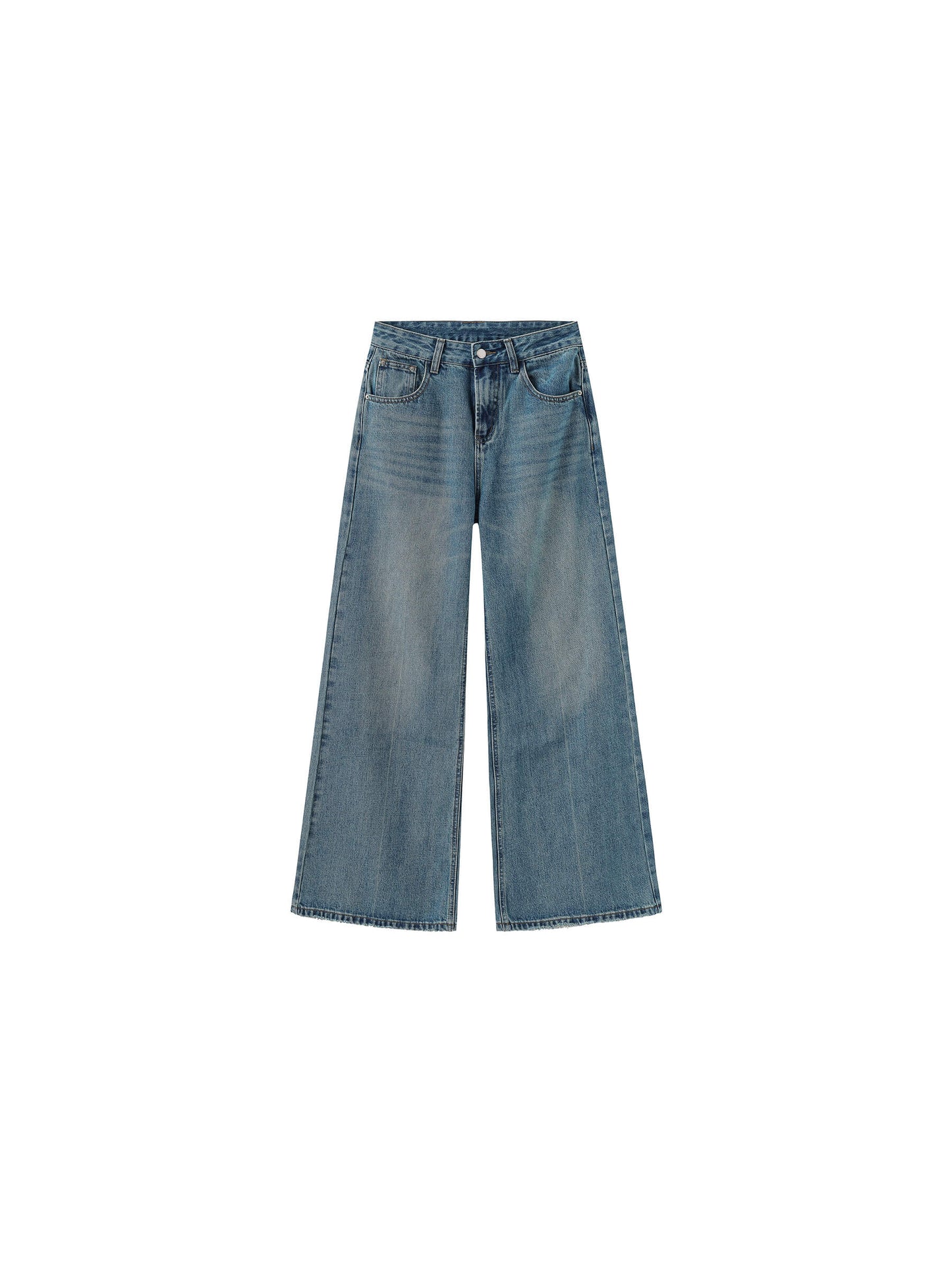 Loose-Fit Flared Vintage Jeans