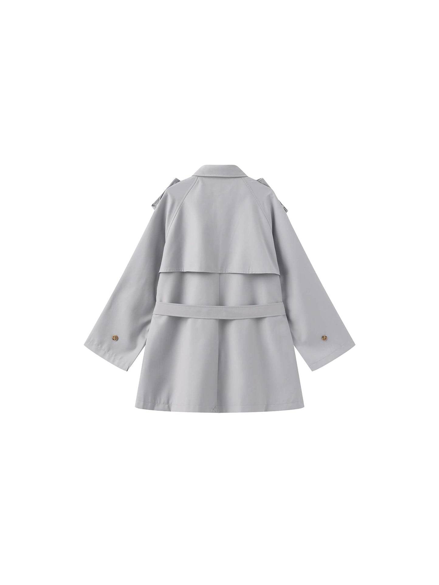 Oversized Mid-Length Trench Coat with Belt