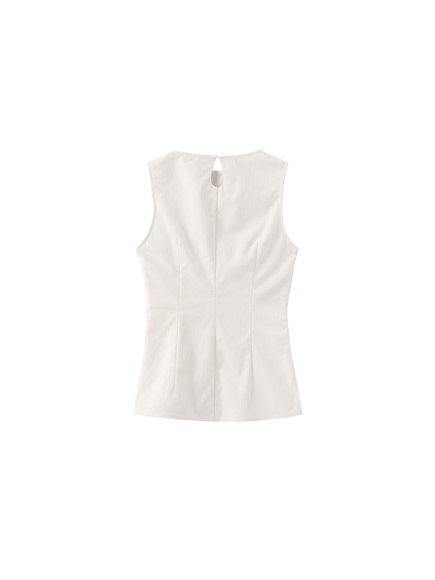 Sleeveless Satin Ruched Tank Top