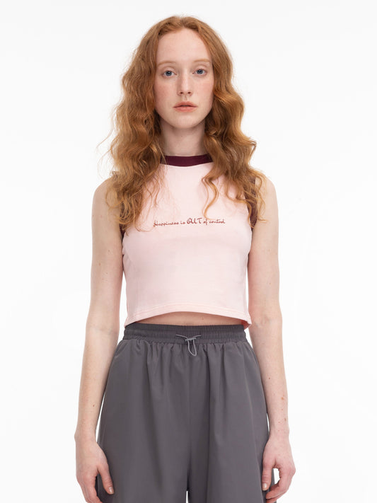 Loose Fit Cropped Tank Top