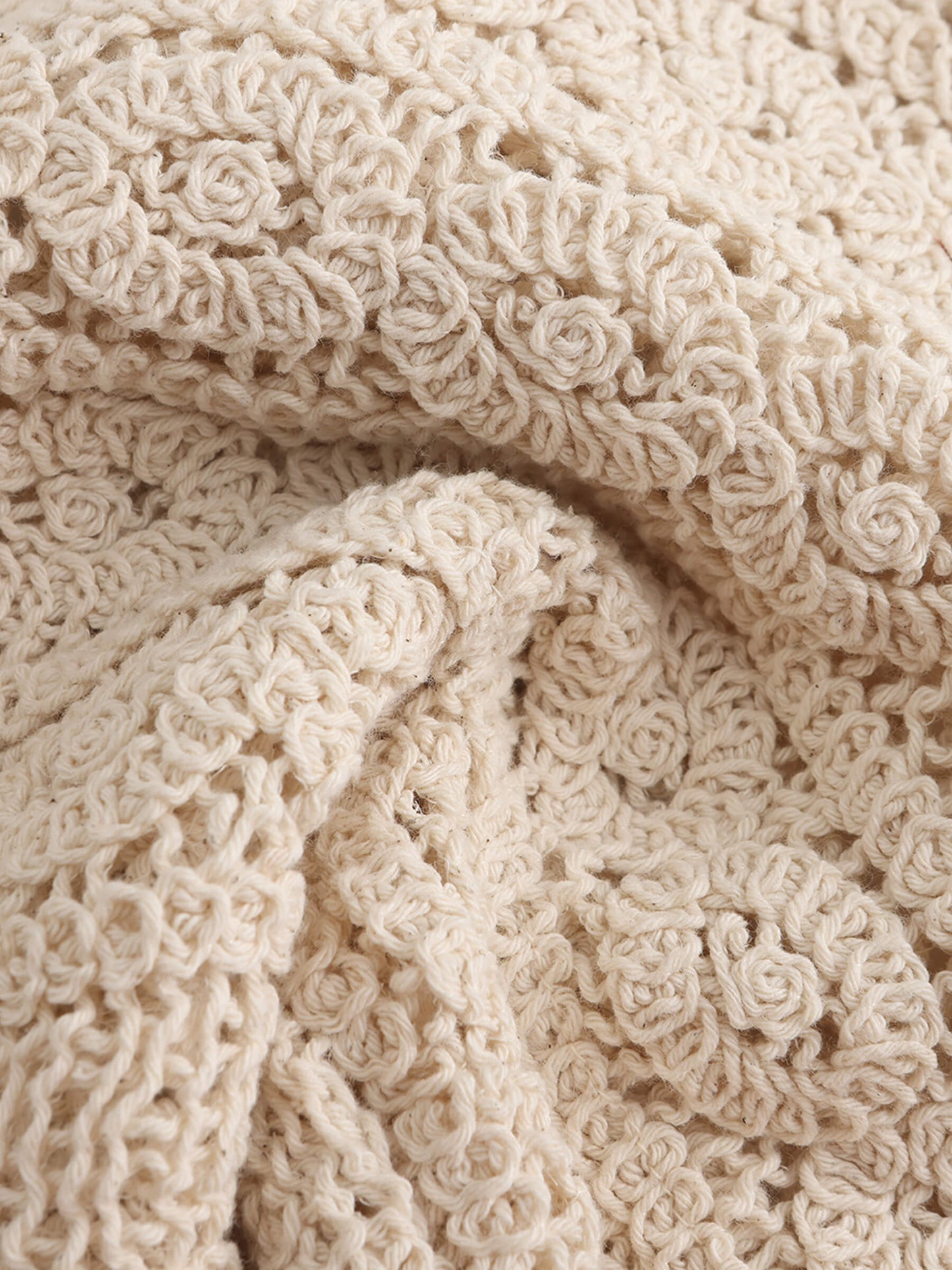 Hollowed Out Crochet Knit Tank Top