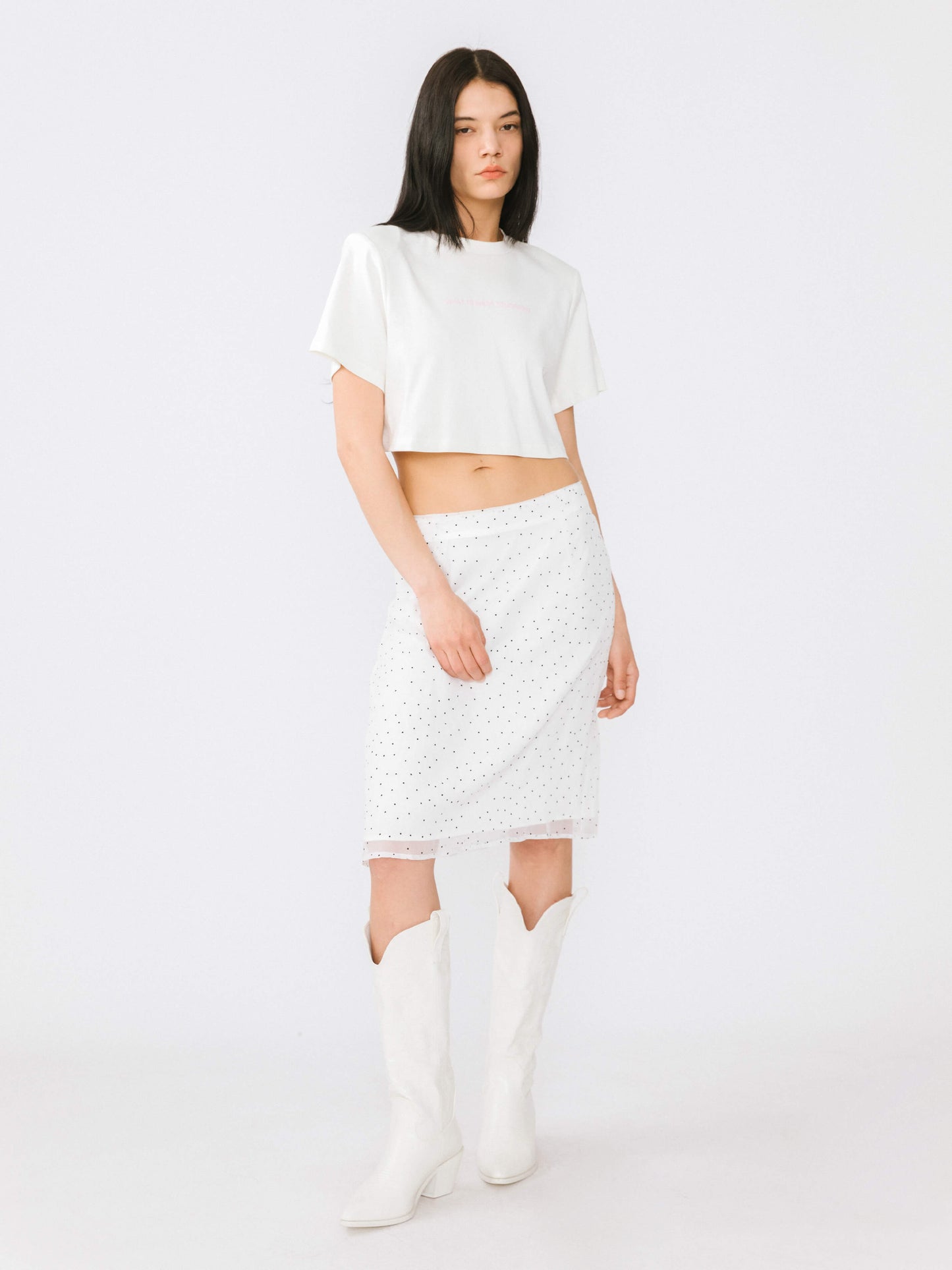 Loose Fit Cropped T-Shirt