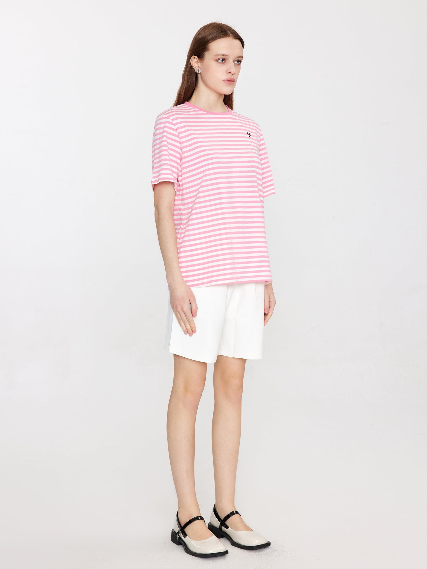 Pleated Bermuda Shorts