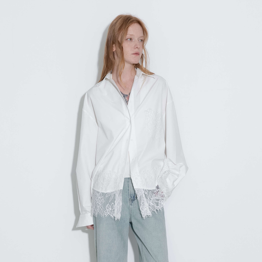 Lace Panel Shirt