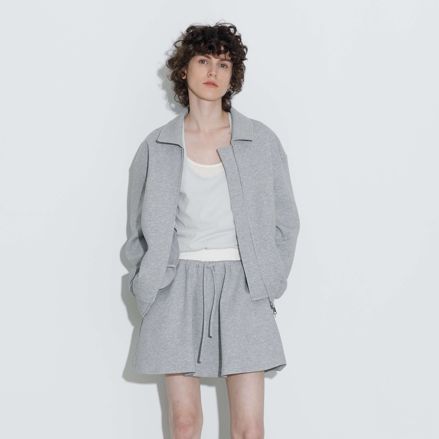 Relaxed Fit Zipped Utility Jacket