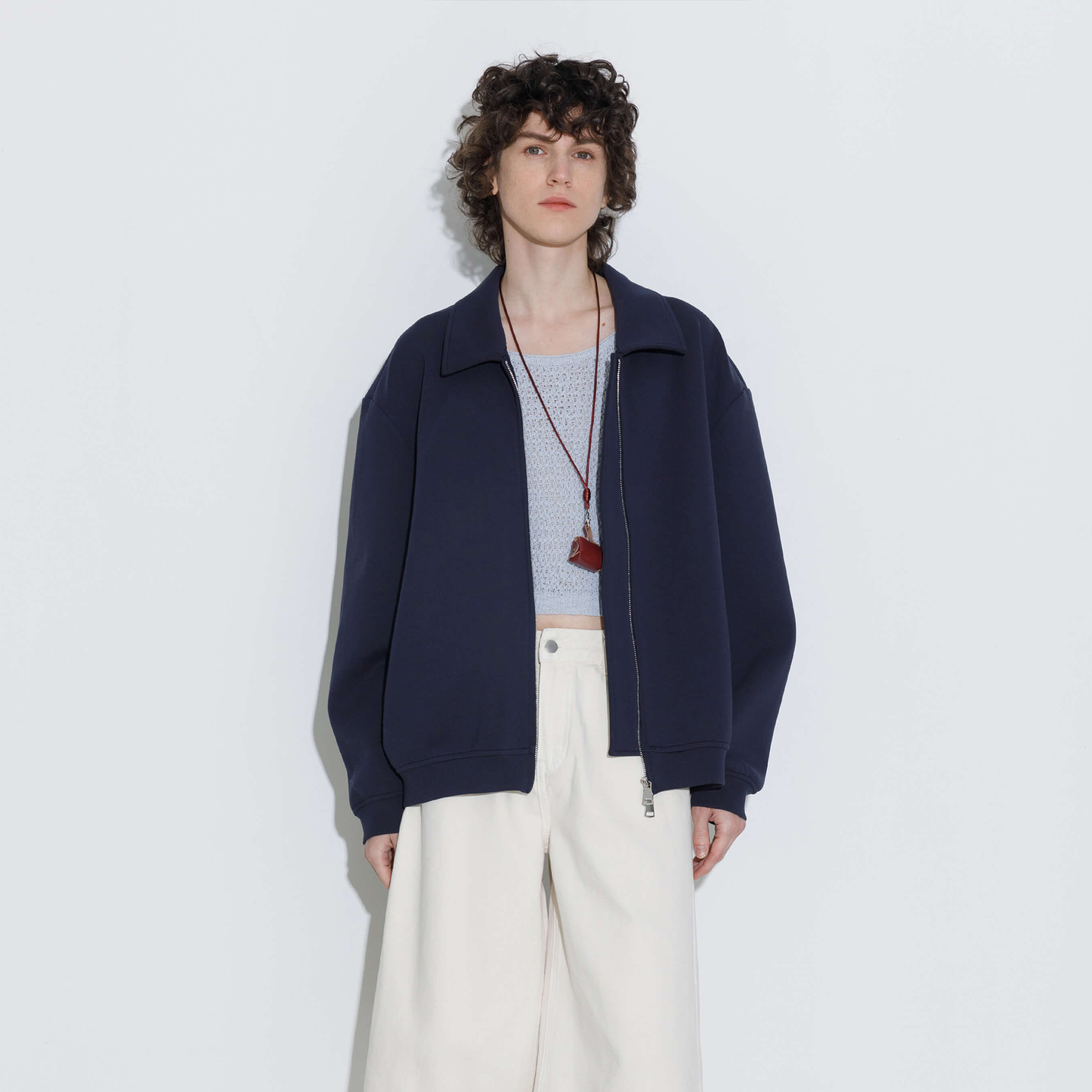 Relaxed Fit Zipped Utility Jacket