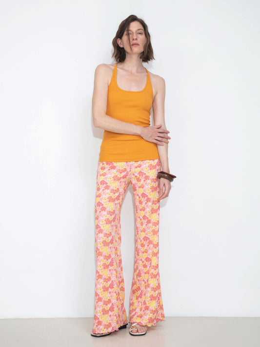 Women Wide Leg Floral Printed Pants