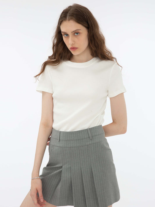 Classic Fit Crew Neck Cotton T-Shirt